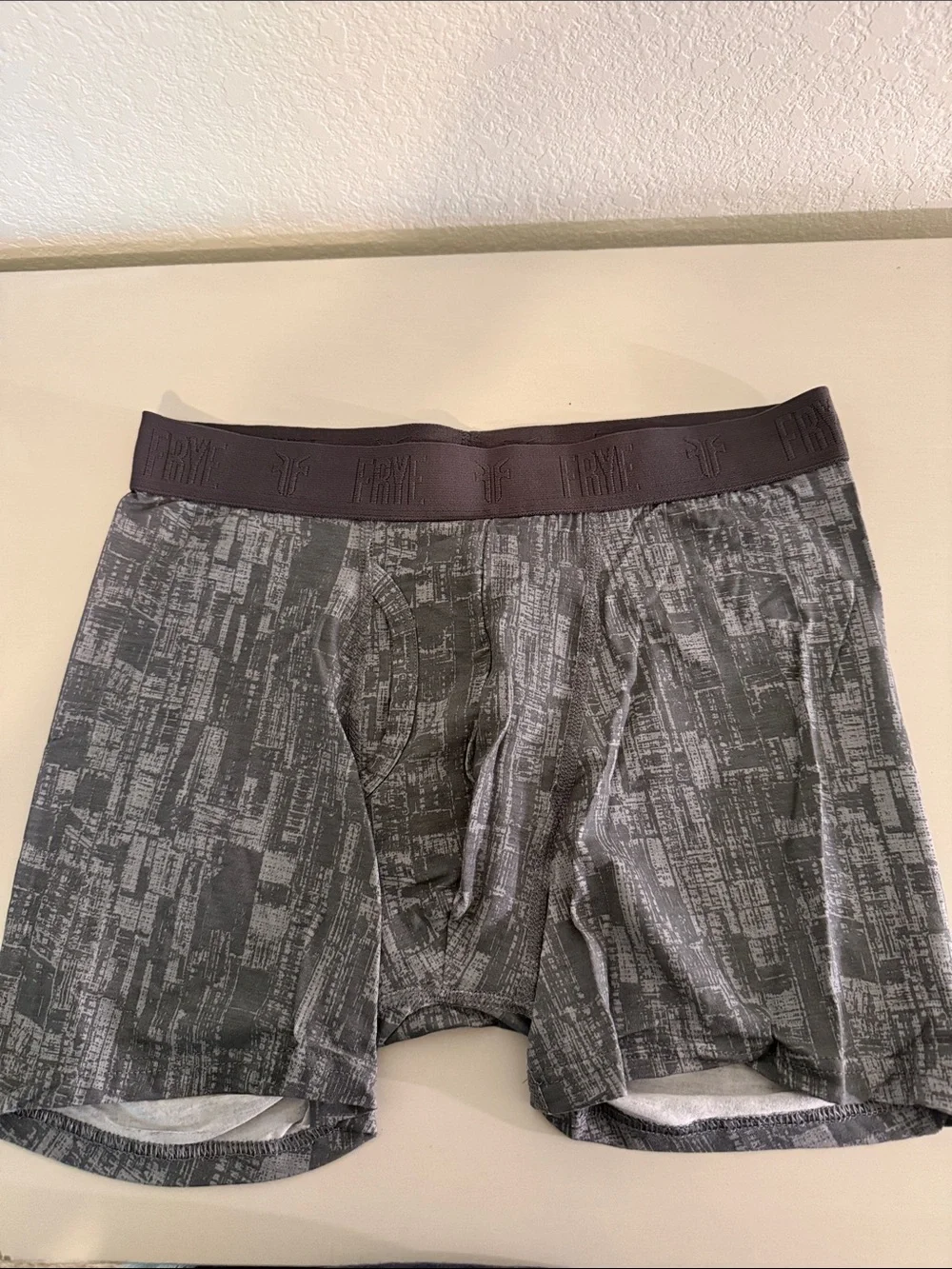 NWOT Frye 3-Pack Boxer Briefs in Black and Gray Tones